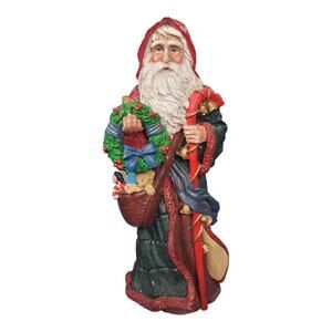 Vintage SEYMOUR MANN Resin SANTA MUSICAL 12"